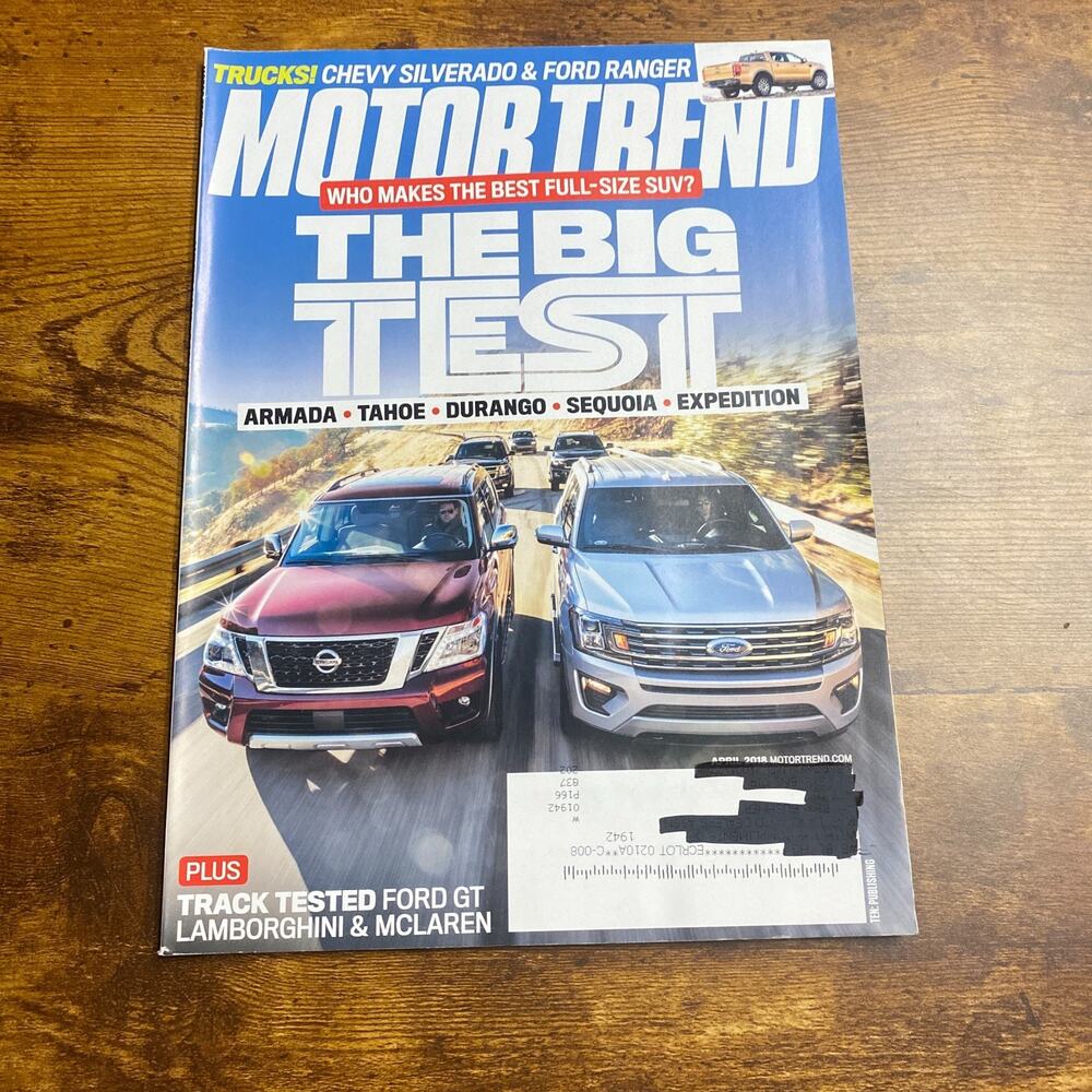 Motor Trend Magazine April 2018